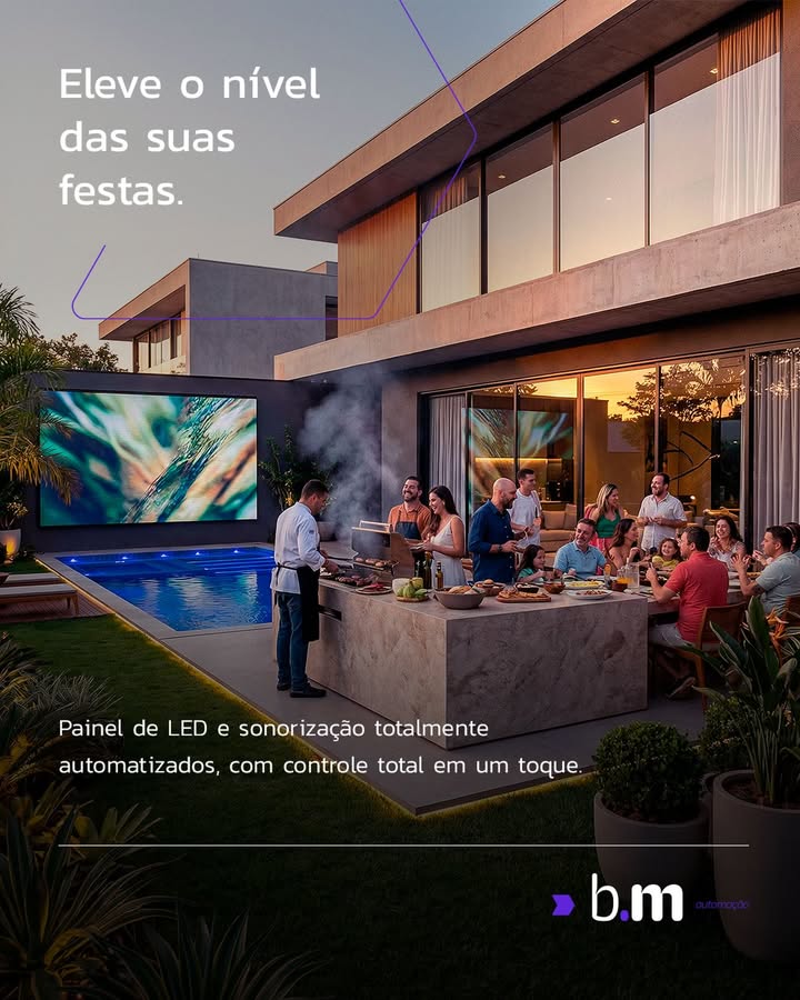 Eleve o nível das suas festas — painel de LED e sonorização