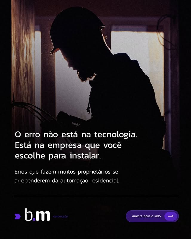 Instalador profissional B.M Automação